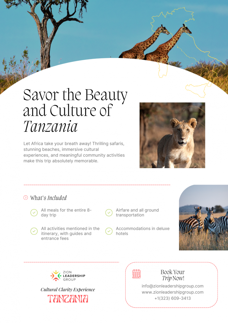 Tanzania Itinerary